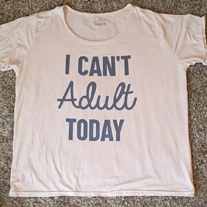 Bobbie Brooks Light Pink Sleepwear Tee